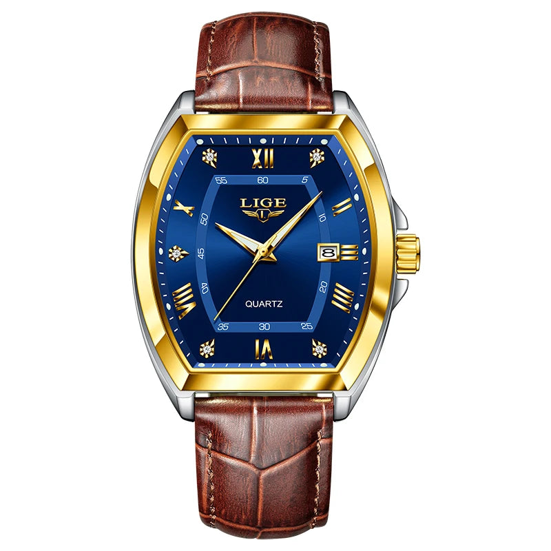 The Diamond Prestige - Luxury Leather Watch