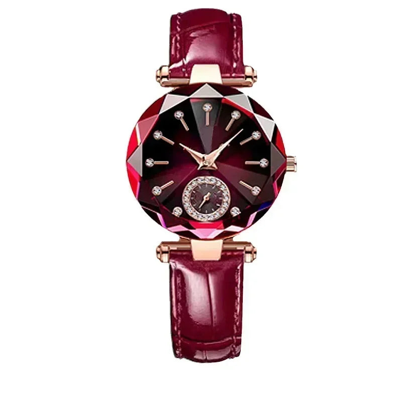 Luxury Woman Wristwatch Elegant Waterproof Stainless Steel Watch for Ladies Dress Diamond Quartz Women Watches Relogio Feminino