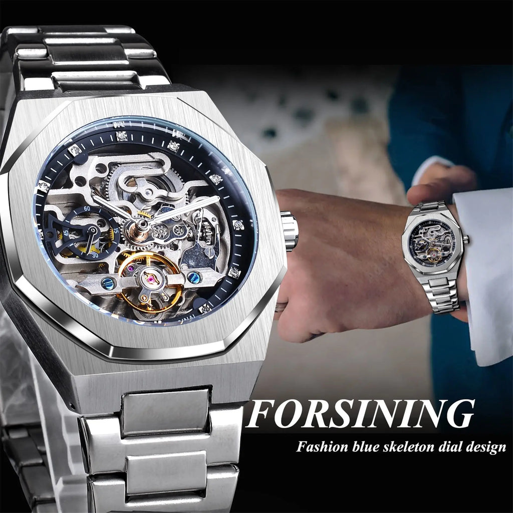 Fredlox Diamond Tourbillon - 3D Skeleton Automatic Watch