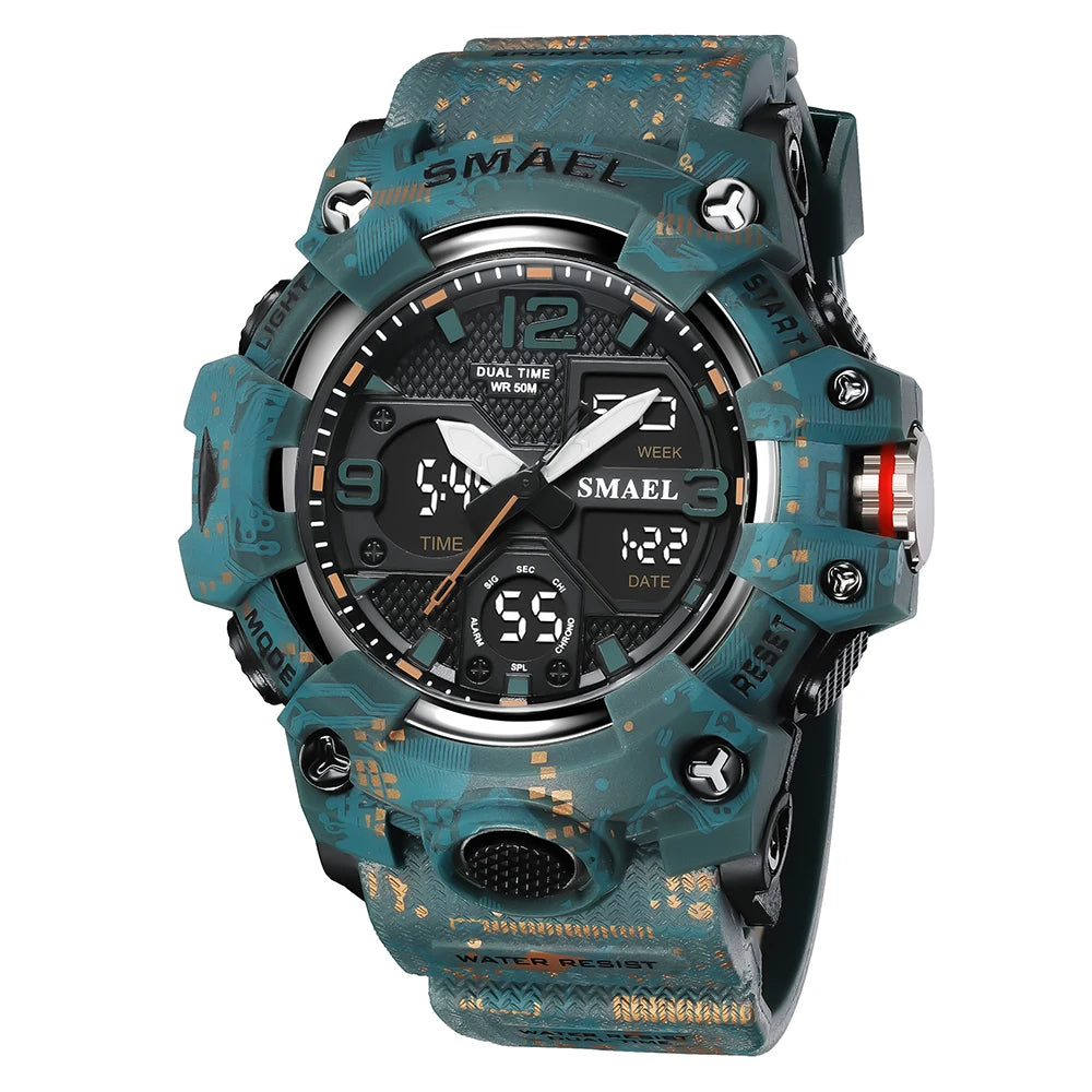 CommandForce Elite - Luxury Military Dual Display Quartz Watch