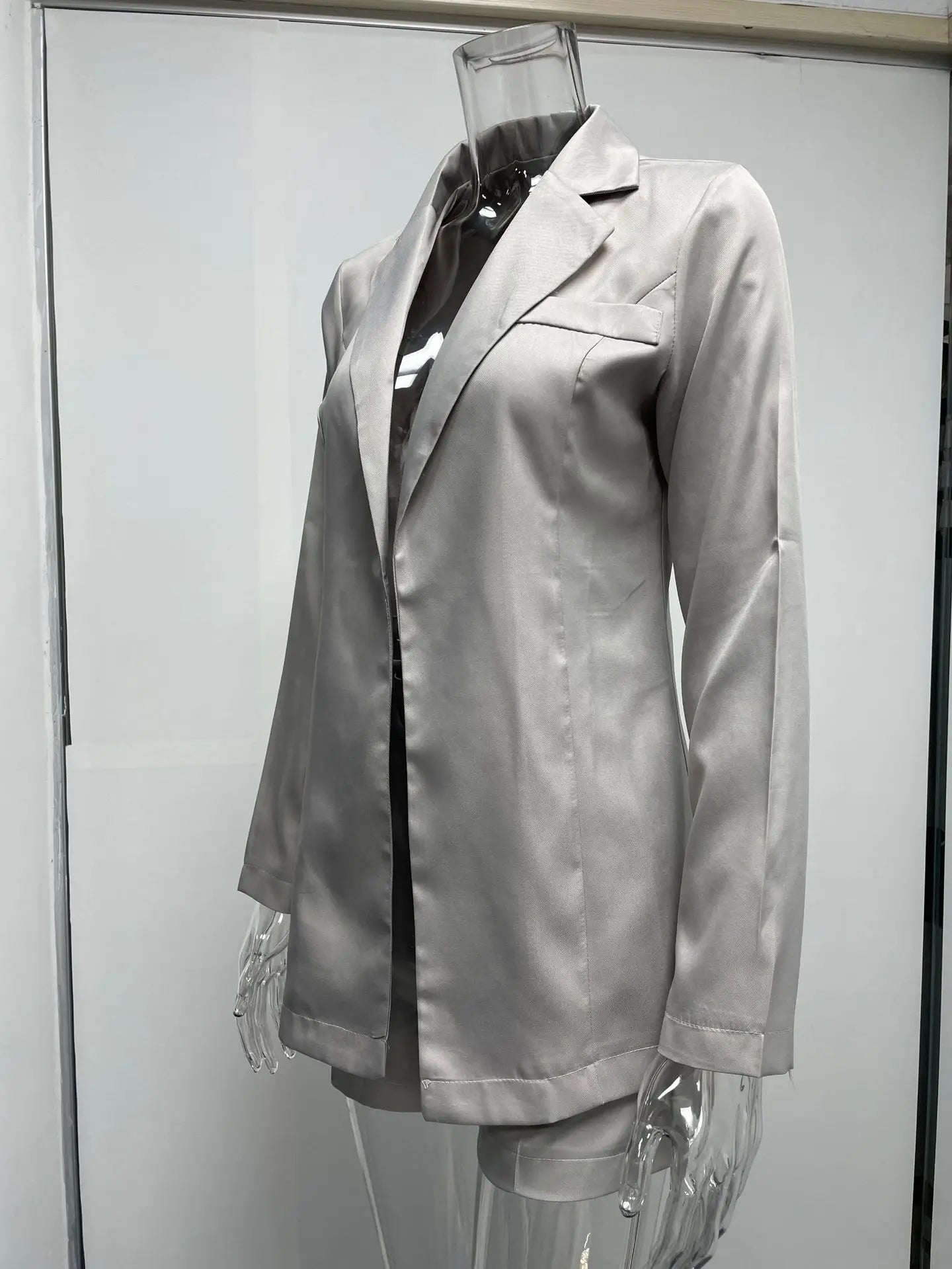 Suit Coat Women's Spring 2023 Women's Fashion Set Cross border Small Suit Belt in Europe and America