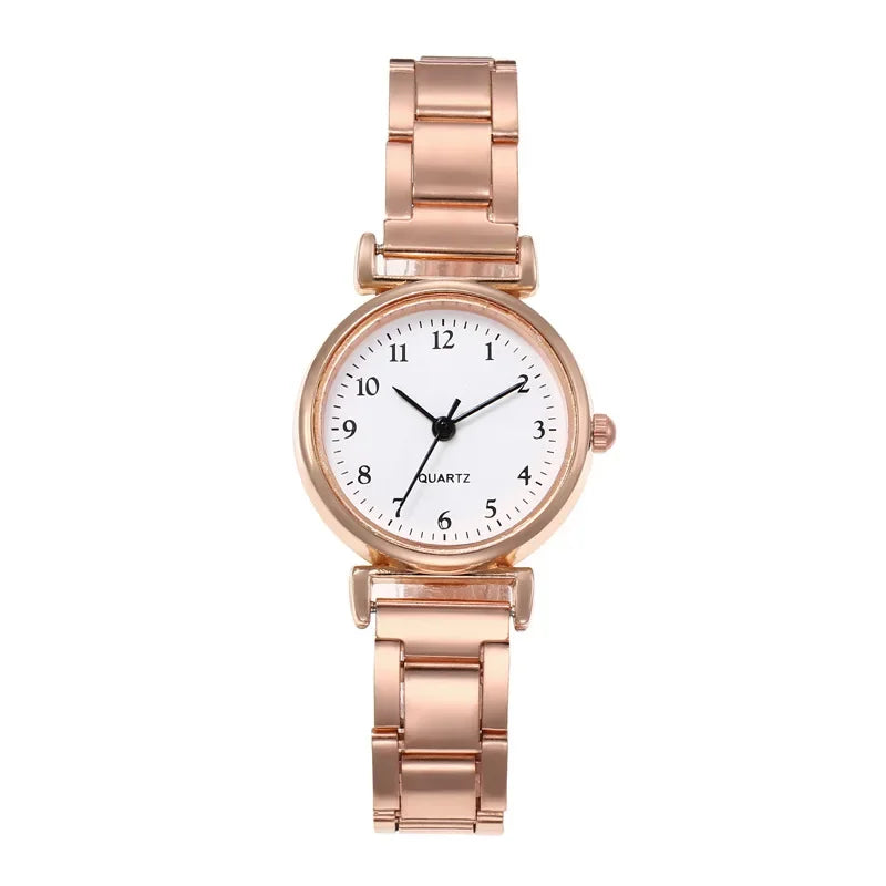 Luxury Quartz Wristwatches for Women Fashion Analog Quartz Watch Stainless Steel Strap Ladies Watches Casual Relojes Para Mujer