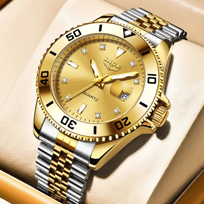 The Business Luminary - Luxury Stainless Steel Watch