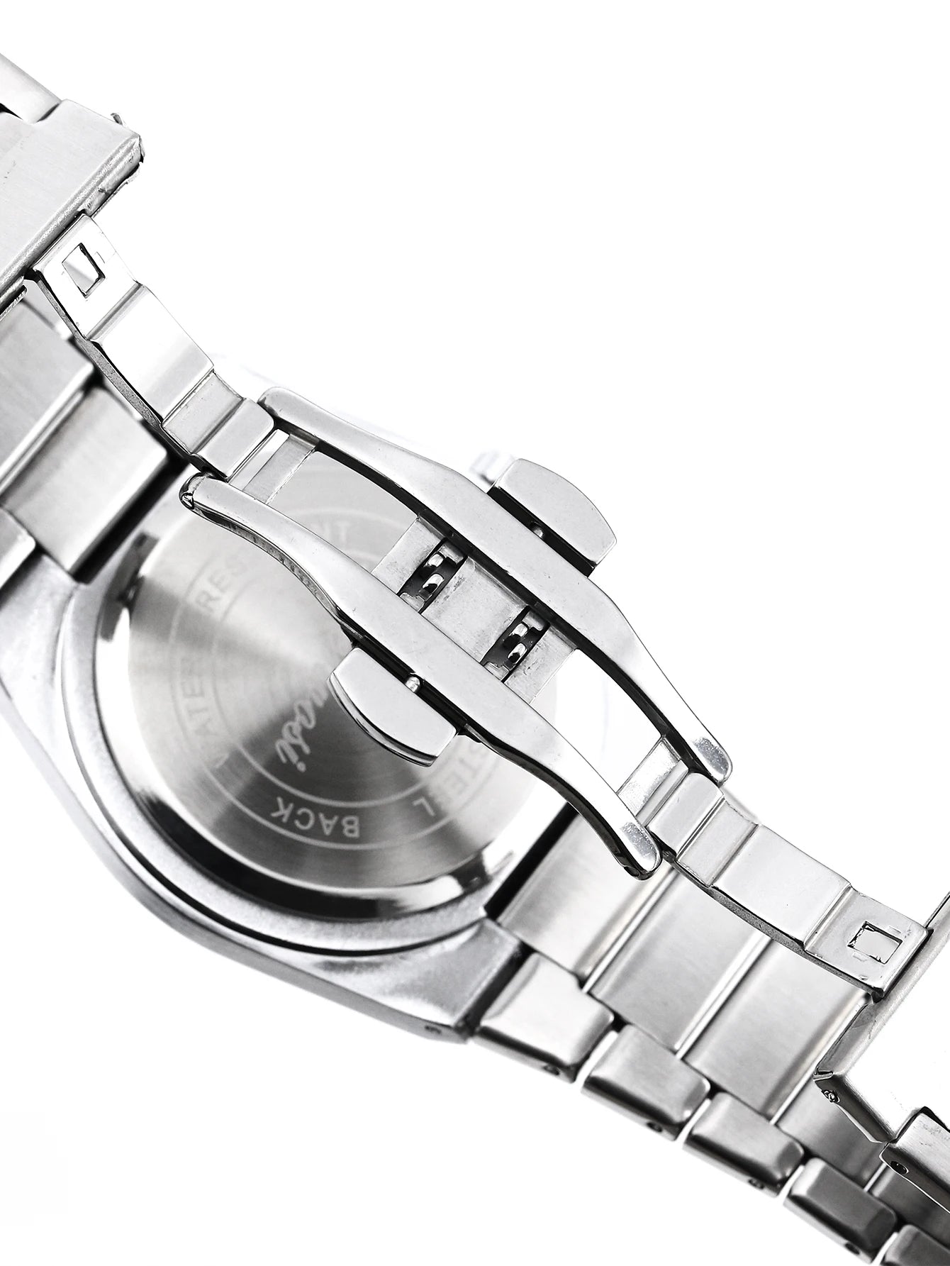 Men's 36mm Waterproof Quartz Business Watch - Gold & Silver