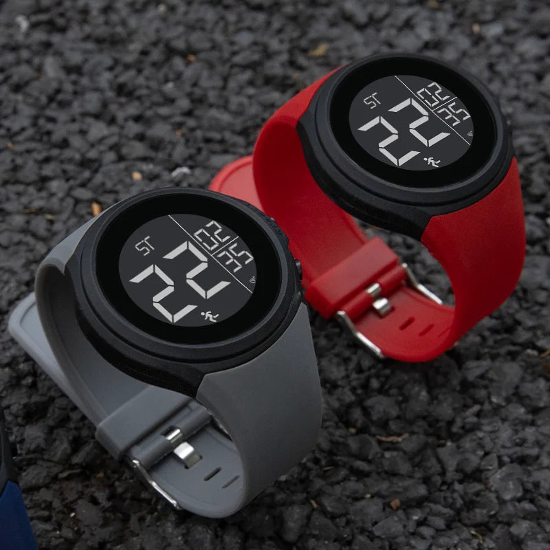 Sports Watches For Men Fashion Luxury Wear-Resistant Led Display Waterproof Outdoor Military Clock Man Electronic Watch