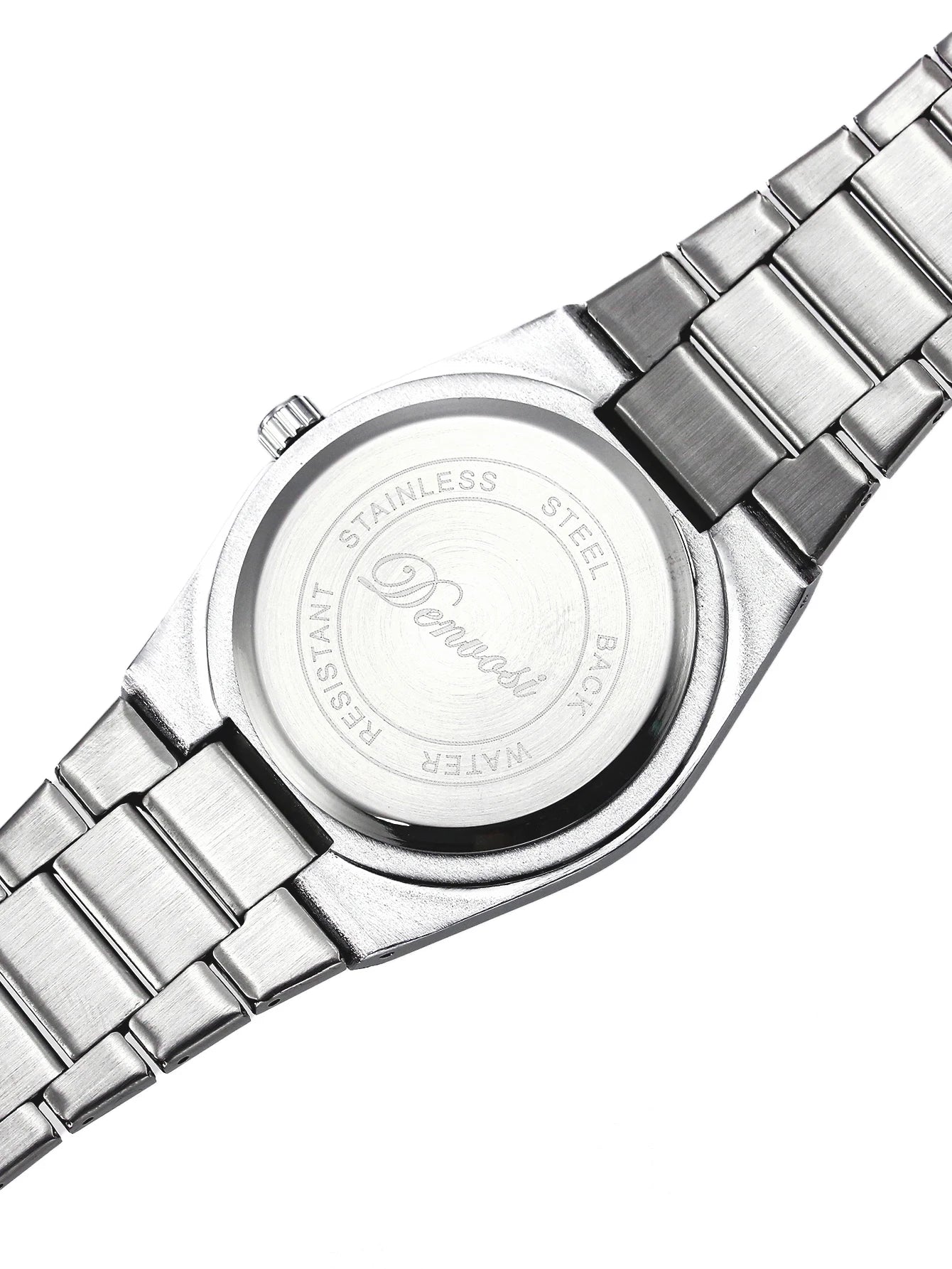 Men's 36mm Waterproof Quartz Business Watch - Gold & Silver