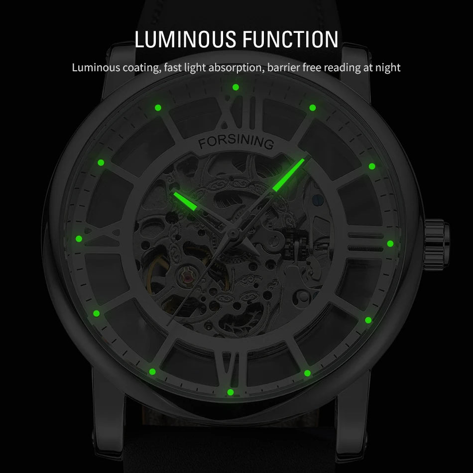 MechaVision Elite 2025 - 3D Skeleton Automatic Waterproof Watch