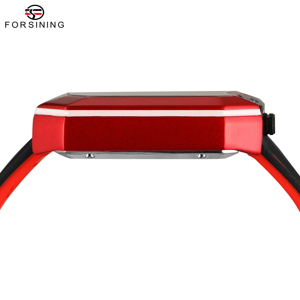 Spider Skeleton Outdoor Watch - Shield Case Automatic Mechanical with Silicone Strap