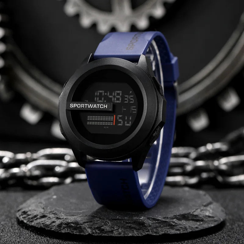 Sport Watch for Man Luxury Digital Wristwatch Stopwatch Luminous with Date Week Original Waterproof Clock Men Sport LED Watches