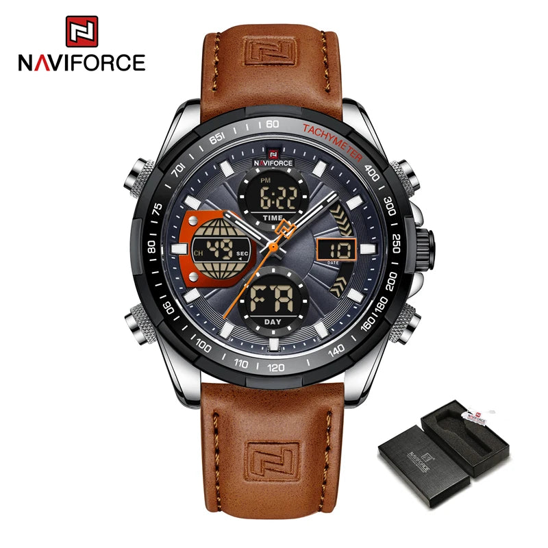 The Leather Commando - Military Sport Chronograph