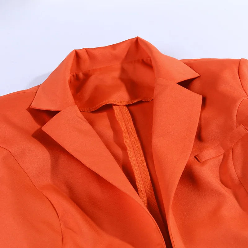 Suit Coat Women's Spring 2023 Women's Fashion Set Cross border Small Suit Belt in Europe and America