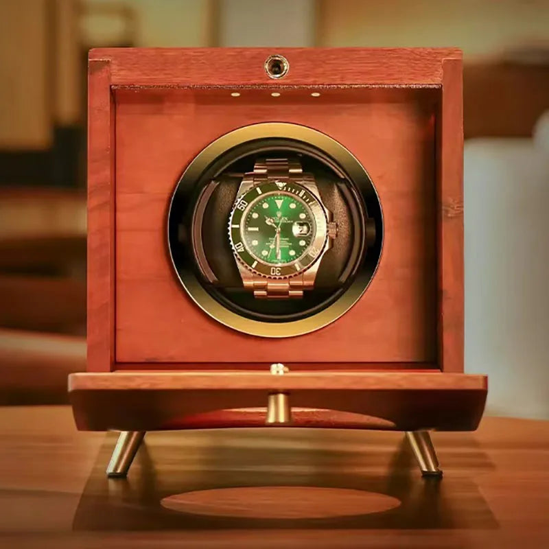 Automatic Winder for Watches Watch Box Mechanical Watch Solid Wood Shaker Household Self Swinging Rotating Shaker Display Boxes