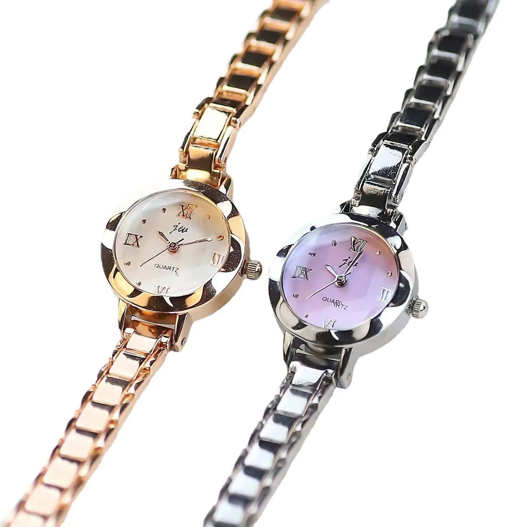 Fashion Small Dial Silver Watch For Women Stainless Steel Luxury Ladies Wristwatch Dress Women's Quartz Bracelet Clock Gift 2022