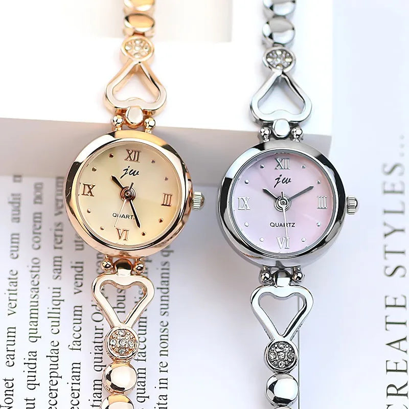 Women's Watch Small Dial Silver Quartz Watches Luxury Vintage Ladies Dress Bracelet Watches for Woman Reloj Para Mujer Montre