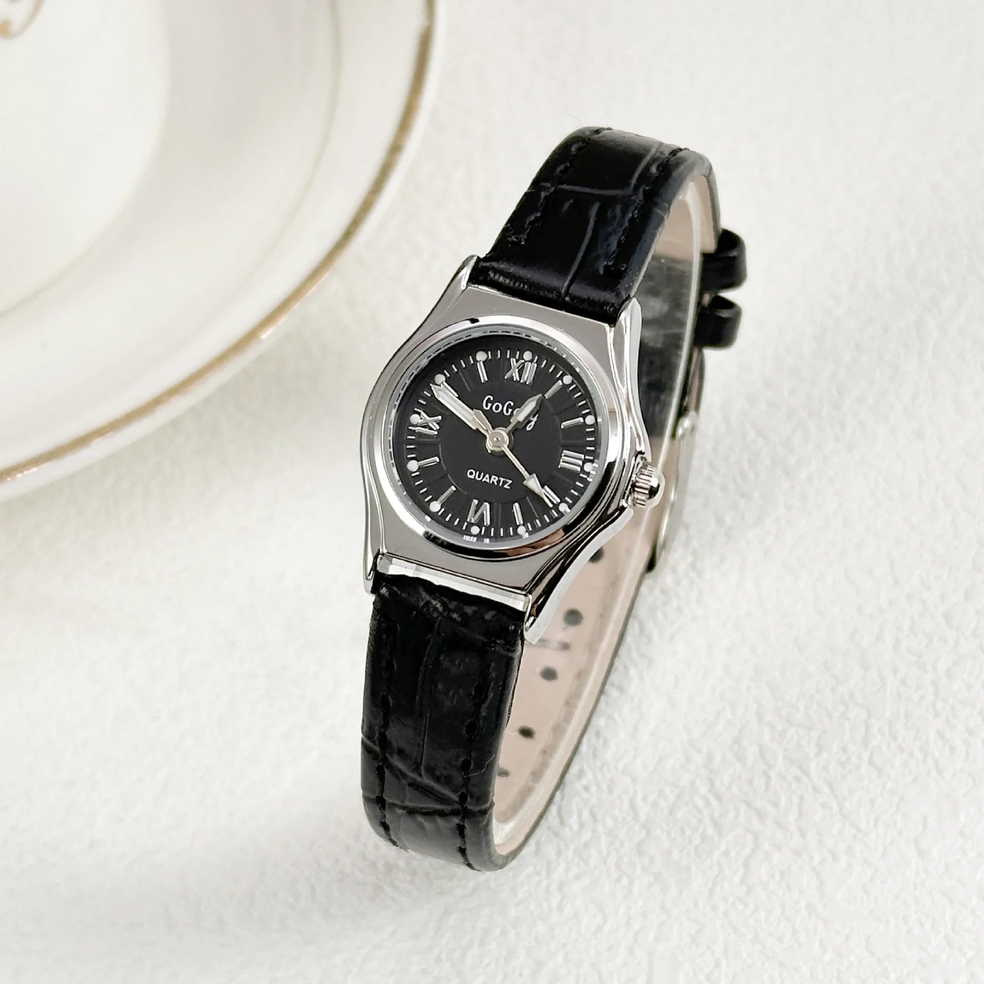 Luxury Leather Watch for Woman Stainless Steel Ladies Quartz Watch Dress Elegant Women Watches Fashion Reloj