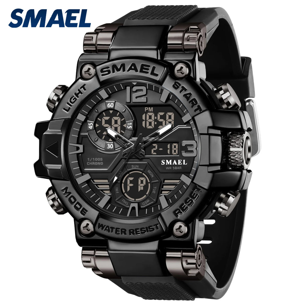 ShockGuard Elite 8110 - 50M Waterproof Shockproof Digital Sports Watch