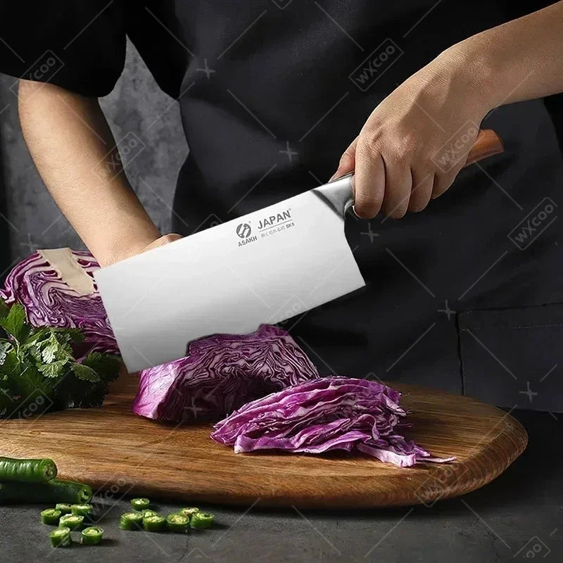 WXCOO Professional Japanese Chef's Knife Hand Forged Kitchen Knife Set Cooking Sashimi Knives Fruit Peeling & Slicing Knife