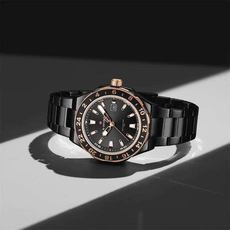 The Refined Casual - Luxury Stainless Steel Watch