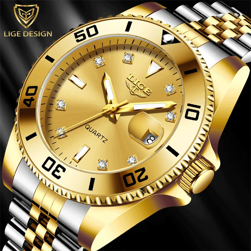 The Business Luminary - Luxury Stainless Steel Watch