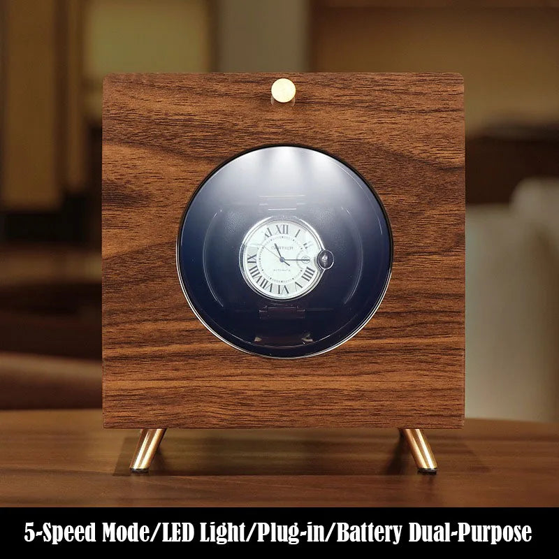 Automatic Winder for Watches Watch Box Mechanical Watch Solid Wood Shaker Household Self Swinging Rotating Shaker Display Boxes