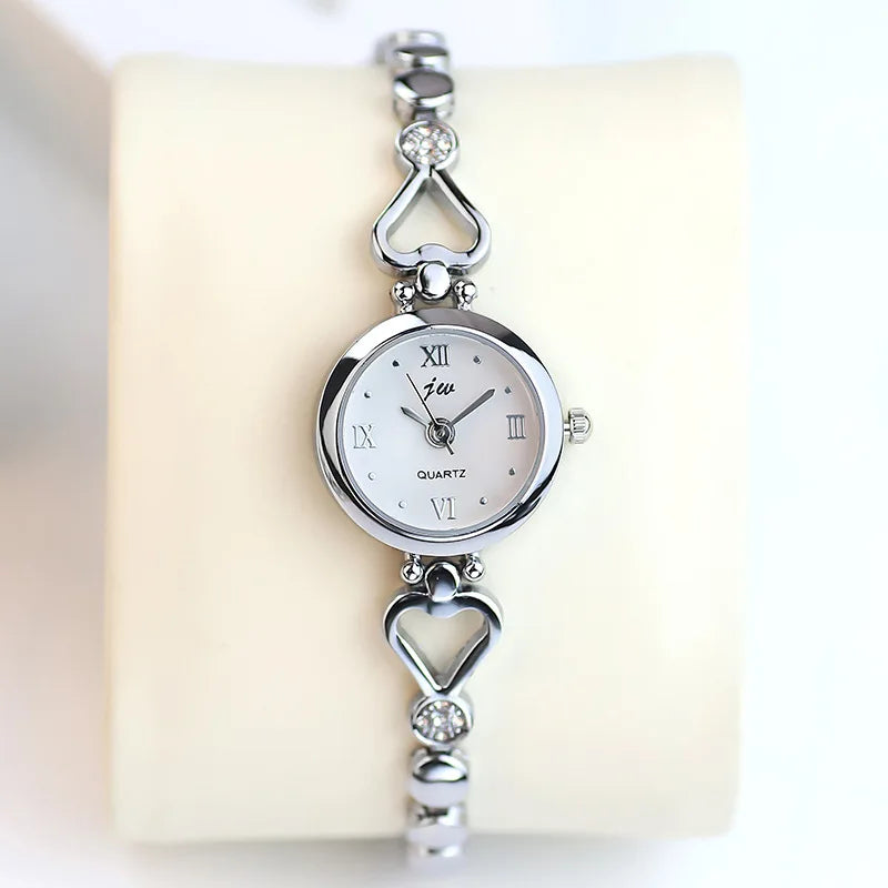 Women's Watch Small Dial Silver Quartz Watches Luxury Vintage Ladies Dress Bracelet Watches for Woman Reloj Para Mujer Montre
