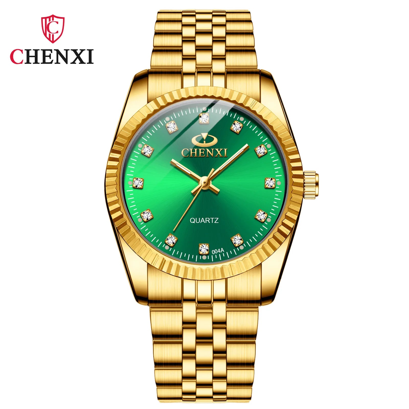 Golden Radiance - Women's Luxury Stainless Steel Quartz Watch