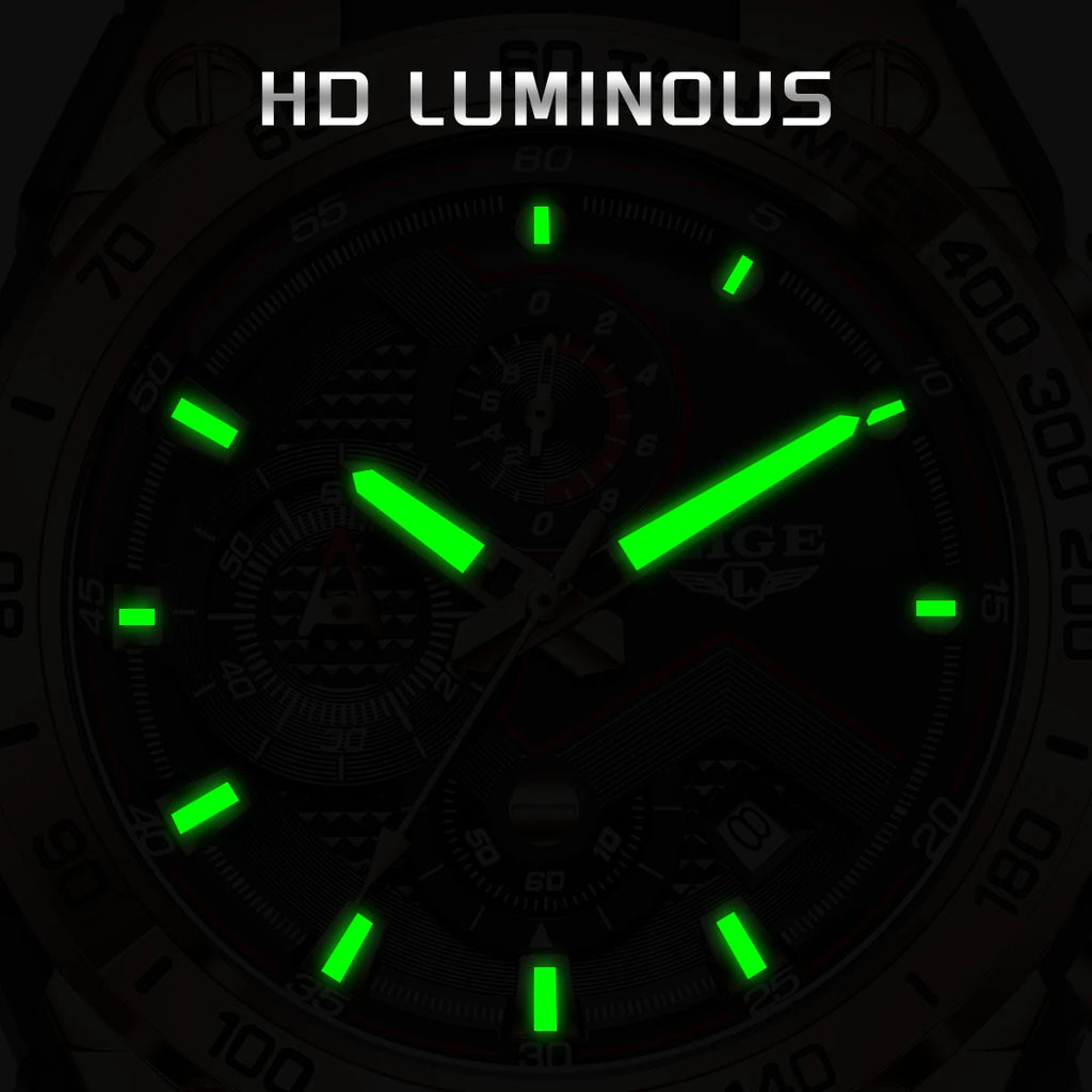 The Tactical Glow - Luxury Military Sport Watch