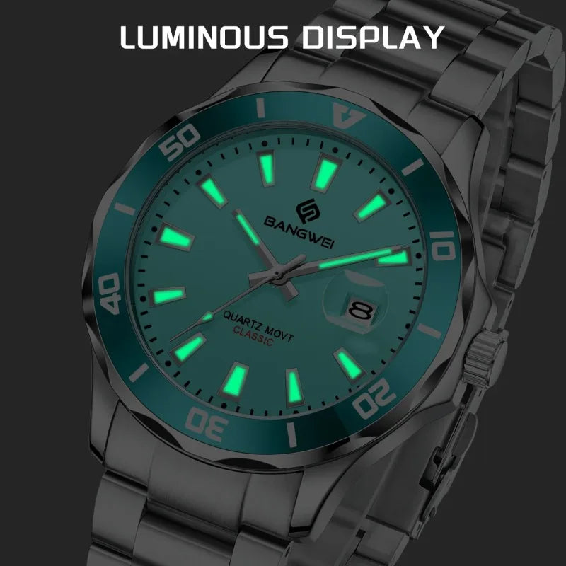 LIGE Calendar Elite - Luxury Business Waterproof Date Watch