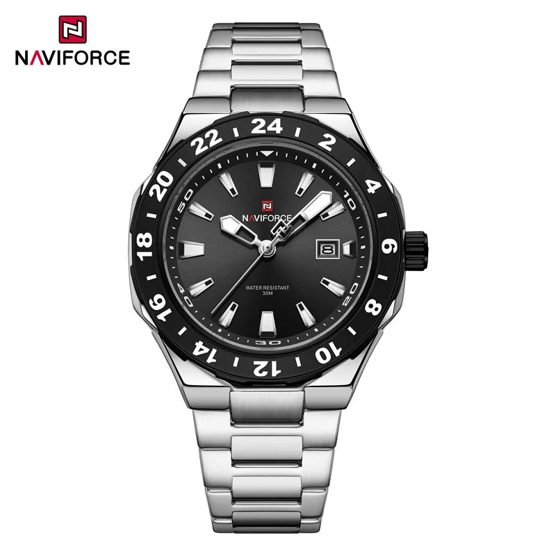 The Refined Casual - Luxury Stainless Steel Watch