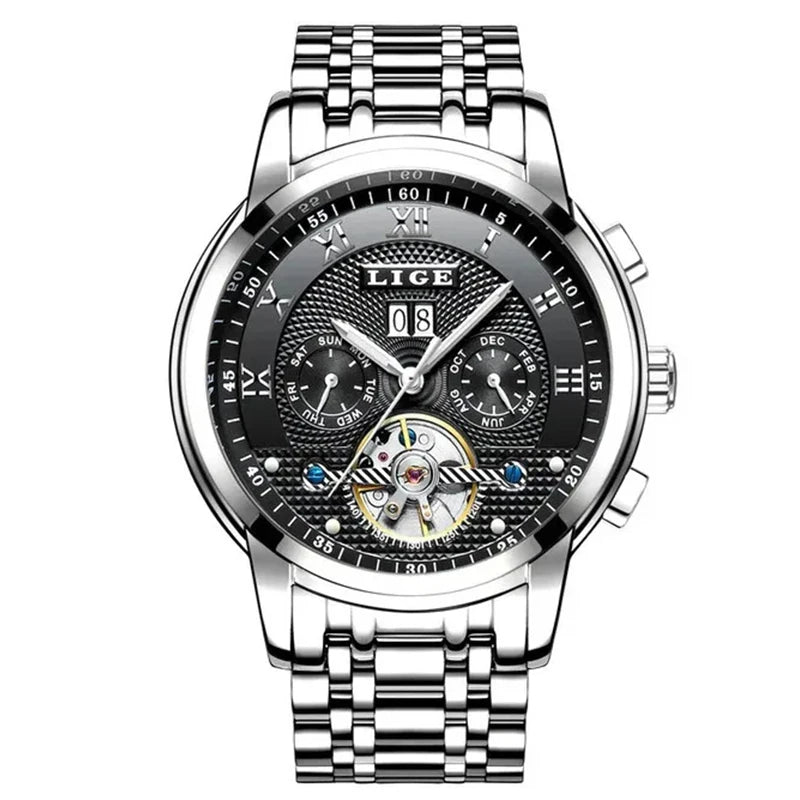LIGE MechaLux Automatic - Self-Winding Mechanical Business Watch