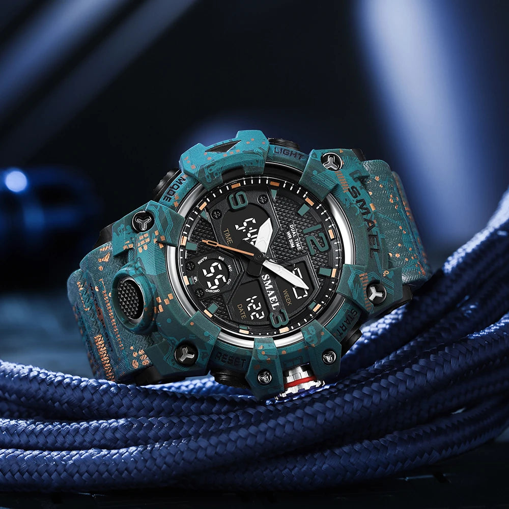 CommandForce Elite - Luxury Military Dual Display Quartz Watch