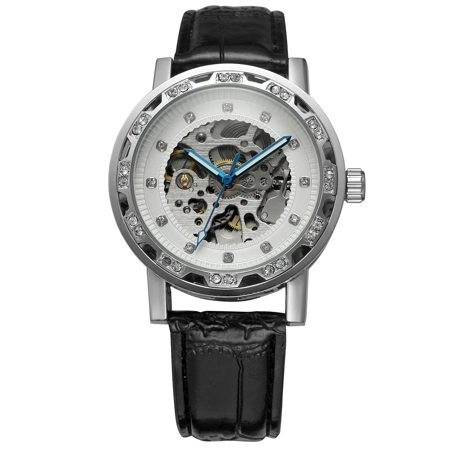 Tourbillon Skeleton Automatic Watch - Steel Band Mechanical