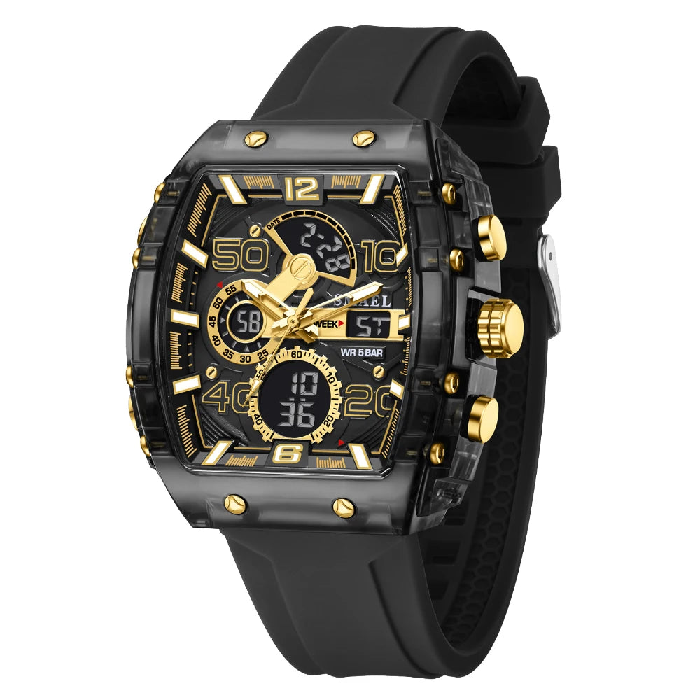 Tactical Chrono Elite - Military-Grade Dual Display Sports Watch