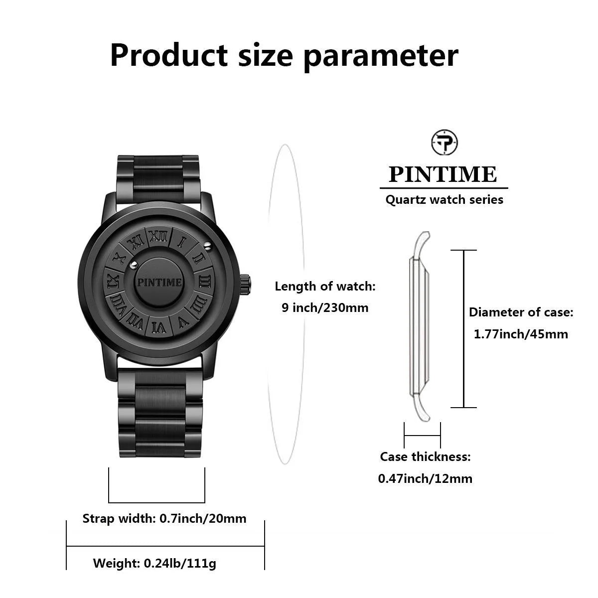 The Magnetic Roller - Creative Pointer Sports Watch