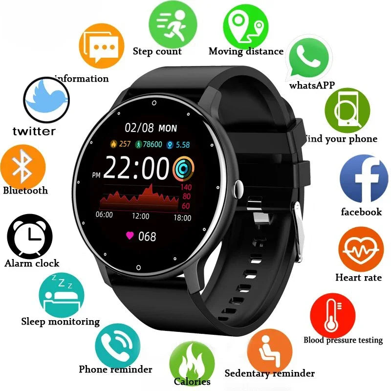 VitalPulse Pro - Advanced Fitness Smartwatch with Heart Rate Monitor