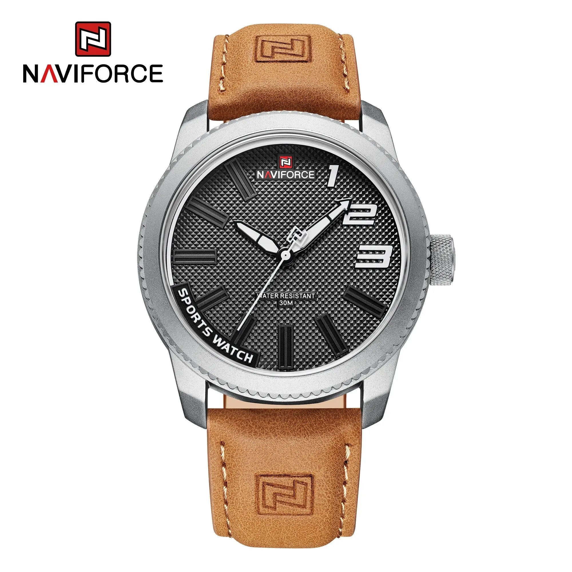 The Shockproof Ranger - Military Leather Sport Watch