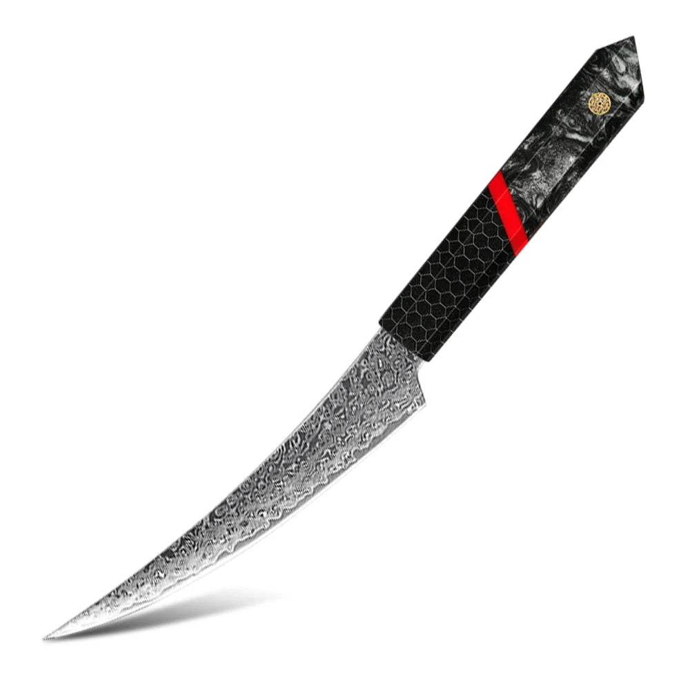 AMBER Kitchen Knife Set VG10  Damascus Steel Chef Knife Kitchen Accessories Professional Chef knives Cooking Tools