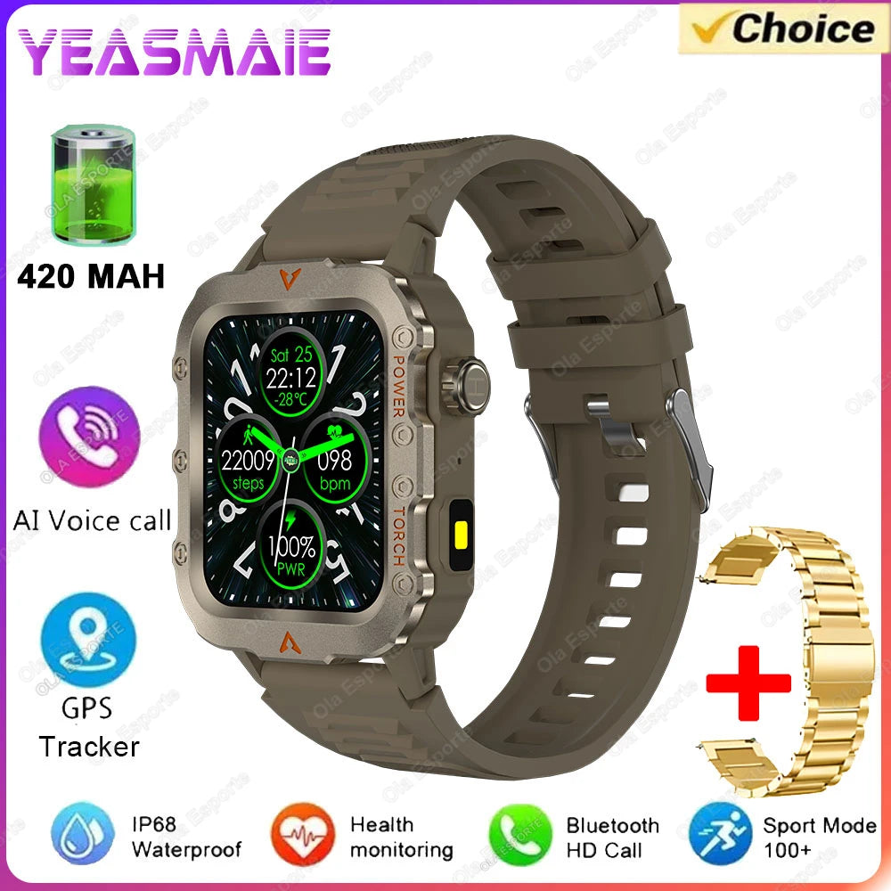 Outdoor Sport Smart Watch with Led Lighting Men Women Watches Fitness Track ECG+PGG Smart Watch