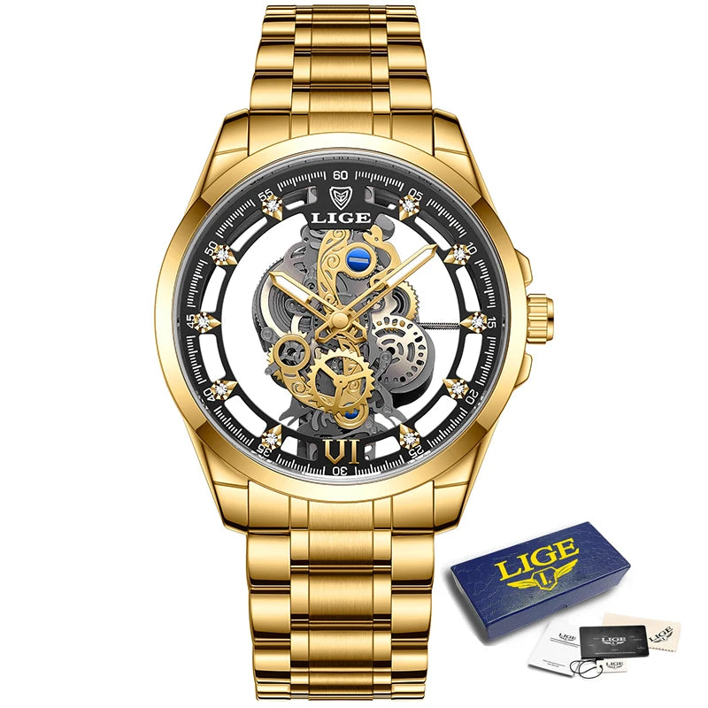 LIGE Quantum 2024 - Luxury Business-Casual Waterproof Quartz Watch