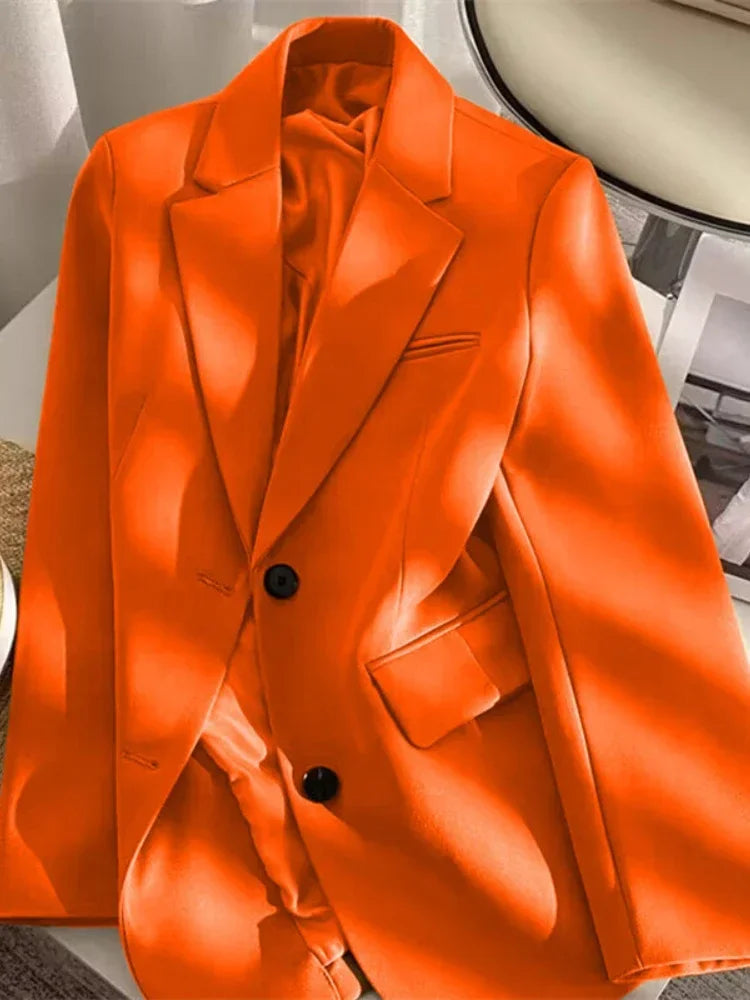 New in Spring Autumn Elegant Blazer Women Korean Casual Women's Jacket Fashion Luxury Female Coats Splice Office Lady Clothes