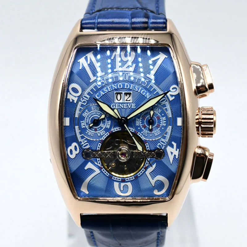 Tourbillon Skeleton Automatic Mechanical Watches for Men Top Brand Luxury Military Sport WristWatch Stainless Steel Male Clocks