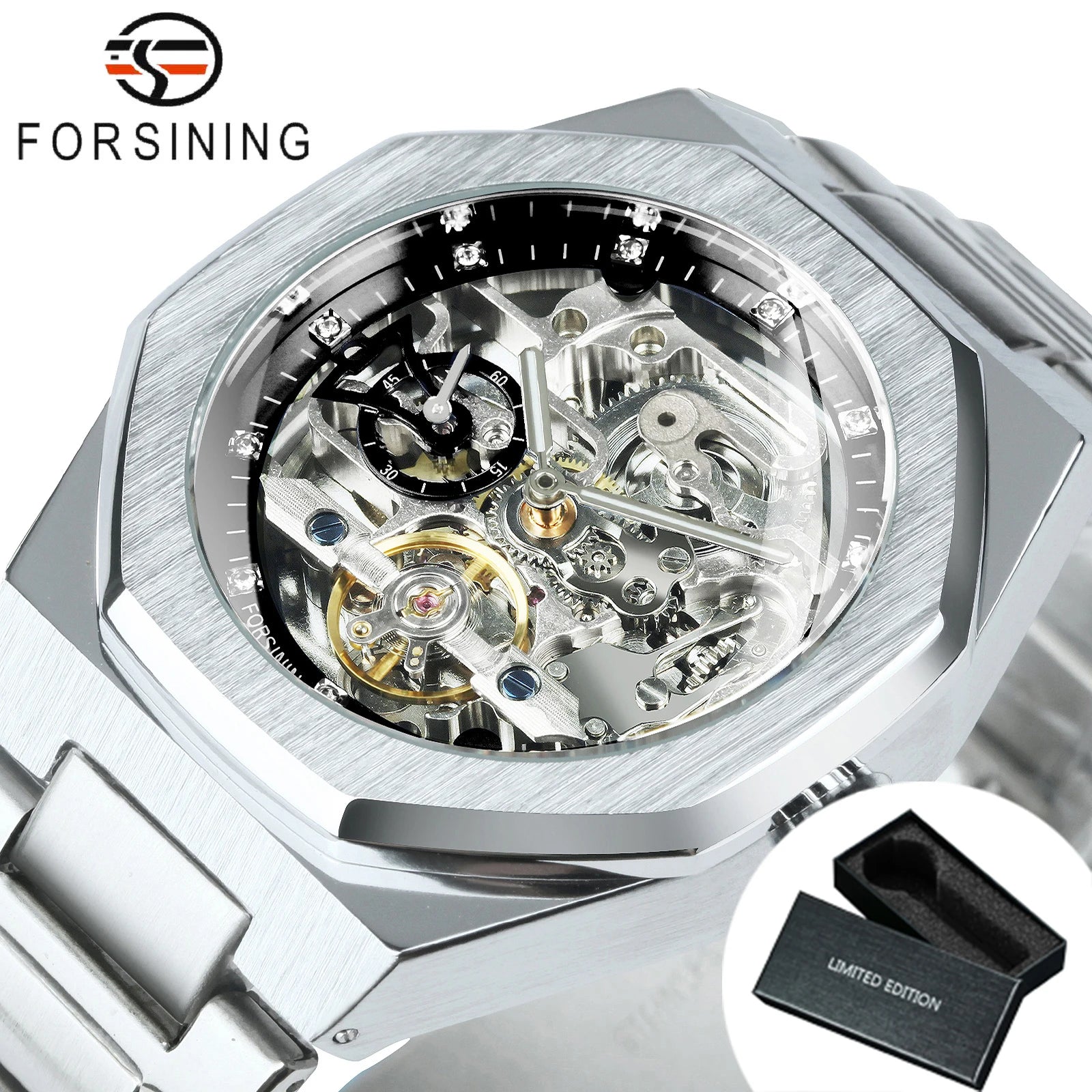 Forsining Casual Automatic Skeleton Watch