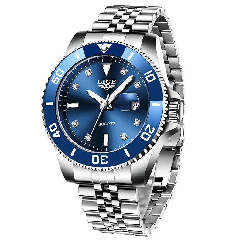 The Business Luminary - Luxury Stainless Steel Watch