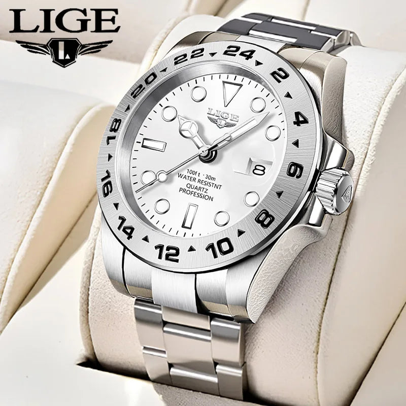 The Classic Executive - Luxury Stainless Steel Watch