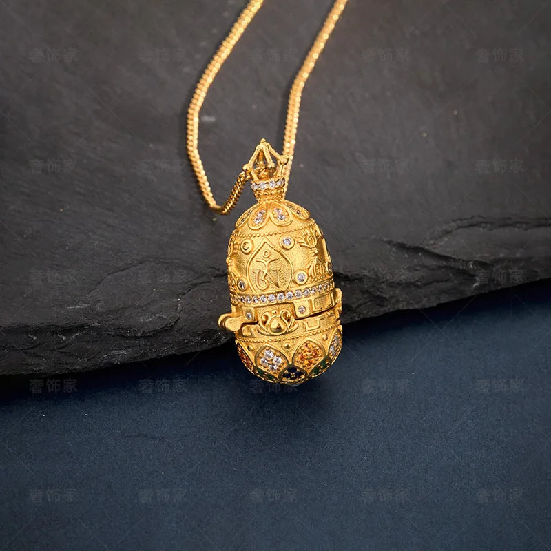 24K Gold Flowers Blooming Gawu Box