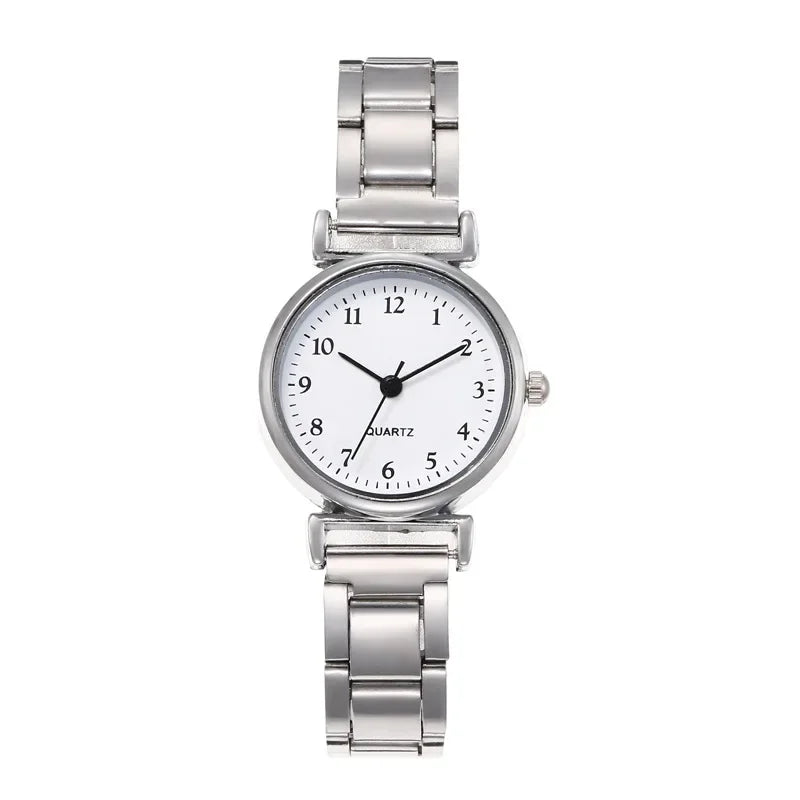 Luxury Quartz Wristwatches for Women Fashion Analog Quartz Watch Stainless Steel Strap Ladies Watches Casual Relojes Para Mujer