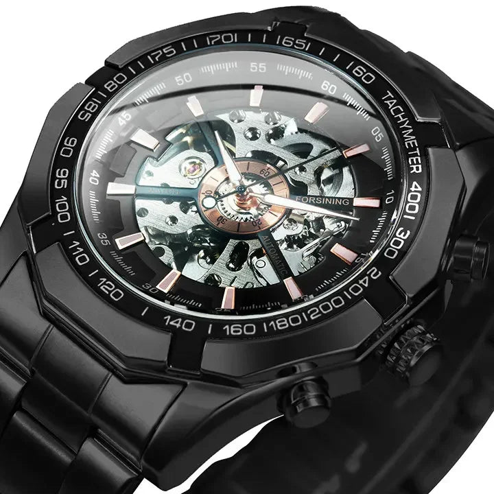 Winner Men Skeleton Automatic Mechanical Skeleton Top Brand Luxury Wristwatch