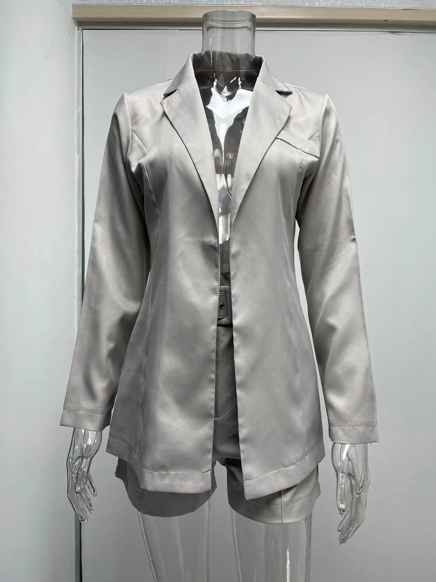 Suit Coat Women's Spring 2023 Women's Fashion Set Cross border Small Suit Belt in Europe and America
