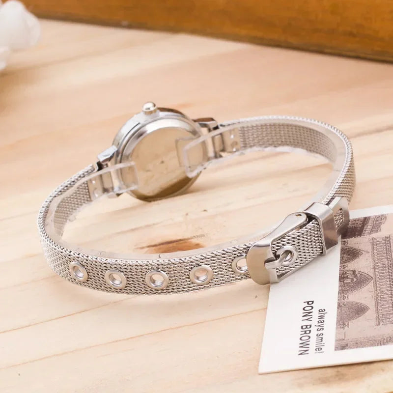 2024 New Luxury Women Watches Casual Quartz Wristwatches Bracelet Watch Stainless Steel Reloj Para Mujer Relogios Feminino 손목시계