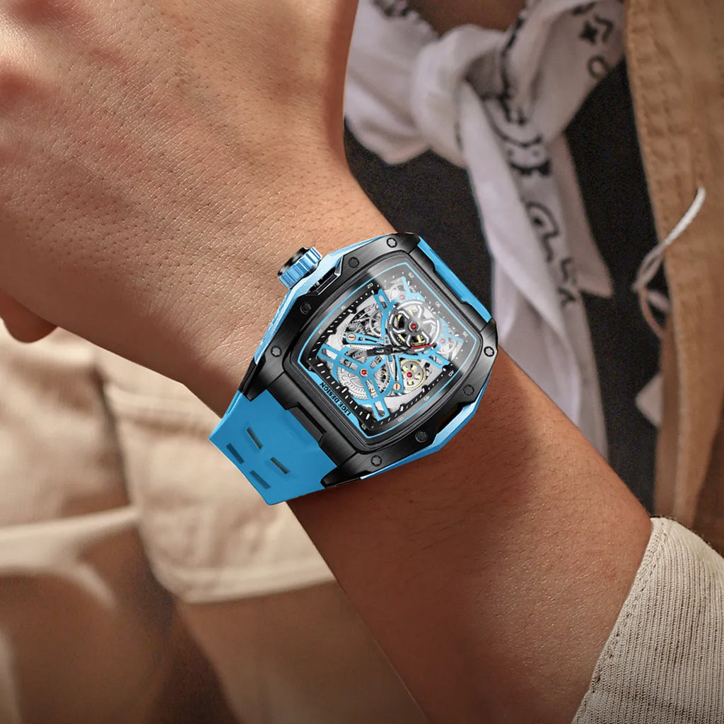 LIGE Men's Automatic Mechanical Watch - Luxury Waterproof Luminous Business Watch